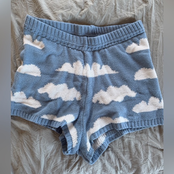 Nasty Gal 2pc Cloud Print Knit Lounge Set - Picture 3 of 9